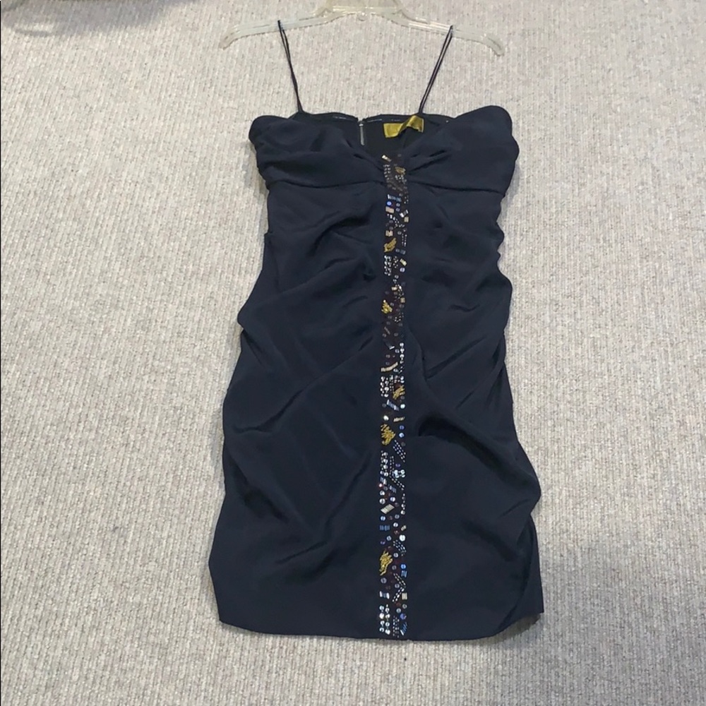 Strapless Nicole Miller cocktail dress